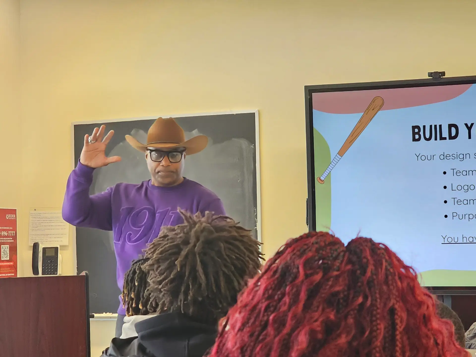 Dr. Boone facilitating a community workshop in Trenton
