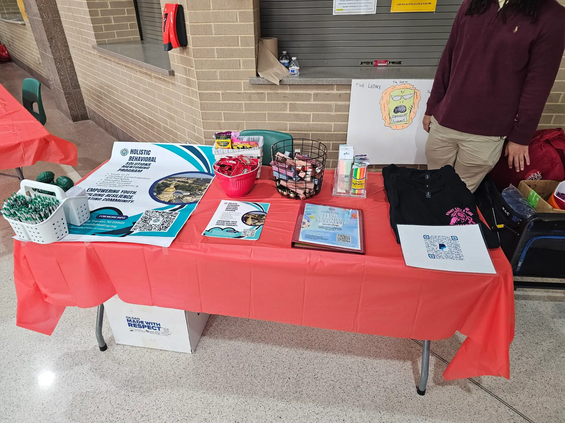 HHCF community outreach table at a local event